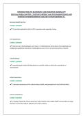 INTRODUCTION TO MATERNITY AND PEDIATRIC NURSING 8TH EDITION&comma;LEIFER&comma;CHAPTER 1&comma;THE PAST&comma;PRESENT AND FUTURE&vert;QUESTIONS AND VERIFIED ANSWERS&vert;NEWEST 2026&sol;2027 UPDATE&vert;GRADED A&plus;
