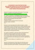 RN ENDOSCOPY GI LAB STUDY PRACTICE EXAM  QUESTIONS AND ANSWERS WITH DETAILED RATIONALES EACH &vert; CURRENTLY TESTING AND FREQUENTLY TESTED QUESTIONS &vert;  EXPERT VERIFIED FOR GUARANTEED PASS 