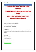 NEW JERSEY REAL ESTATE EXAM PREP &vert; 260&plus; PRACTICE QUESTIONS WITH VERIFIED ANSWERS & RATIONALES &vert; UPDATED 2026-2027 &vert; COMPLETE COVERAGE OF ALL EXAM TOPICS