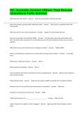 NC Juvenile Justice Officer Test Review Questions Fully Solved&period;
