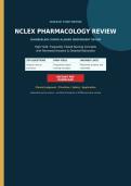 NCLEX Pharmacology Review 2026&sol;2027 - 250 Original Questions with Verified Answers & Detailed Rationales