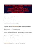 DIVE GUIDE FINAL EXAM A &lpar;2026&sol;2027&rpar;&NewLine;UPDATE&vert;EXAM&NewLine;QUESTIONS WITH MULTIPLE&NewLine;CHOICES &vert;VERIFIED & REVISED&NewLine;ANSWERS &lpar;NEW&rpar;&excl;&excl;&excl;