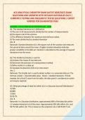 ACS ANALYTICAL CHEMISTRY EXAM &lpar;LATEST 2026&sol;2027&rpar; EXAM &NewLine;QUESTIONS AND ANSWERS WITH DETAILED RATIONALES EACH &vert; &NewLine;CURRENTLY TESTING AND FREQUENTLY TESTED QUESTIONS &vert; EXPERT &NewLine;VERIFIED FOR GUARANTEED PASS 