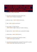 MLS ASCP EXAM RECALL QUESTIONS&NewLine;LATEST 2026&sol;2027 ACTUAL EXAM&NewLine;QUESTIONS WITH CORRECT ANSWERS&NewLine;100&percnt; VERIFIED GRADED A&plus;
