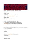 MLS ASCP BOARD OF CERTIFICATION&NewLine;&lpar;1-100&rpar; LATEST 2026&sol;2027 ACTUAL&NewLine;EXAM QUESTIONS WITH CORRECT&NewLine;ANSWERS 100&percnt; VERIFIED GRADED A&plus;
