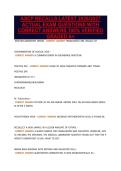 ASCP RECALLS LATEST 2026&sol;2027&NewLine;ACTUAL EXAM QUESTIONS WITH&NewLine;CORRECT ANSWERS 100&percnt; VERIFIED&NewLine;GRADED A&plus;