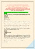 NURS 3100 EXAM REVIEWED 2026 GENITOURINARY ASSESSMENT &NewLine;QUESTIONS AND ANSWERS WITH DETAILED RATIONALES &vert;COMPREHENSIVE REVIEW OF GENITOURINARY ASSESSMENT FOR NURS 3100  &lbrack;COVERS FEMALE AND MALE REPRODUCTIVE FINDINGS&comma; STIs&comma; CANCERS&comma; URINARY INCONTINENCE&comma; RIS