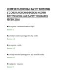 CERTIFIED PLAYGROUND SAFETY INSPECTOR 6 CORE PLAYGROUND DESIGN