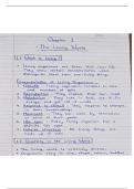 The living world class 11 biology handwritten notes 