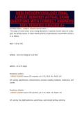 HESI PATHOPHYSIOLOGY FINAL&NewLine;LATEST 2026&sol;2027 ACTUAL EXAM&NewLine;QUESTIONS WITH CORRECT ANSWERS&NewLine;100&percnt; VERIFIED GRADED A&plus;