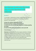The Ultimate Leadership HESI Exam Prep&colon; Practice Questions with Rationales