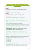 NEVADA COLLECTION AGENCY MANAGER EXAM EDITION &vert; &NewLine;COMPREHENSIVE PRACTICE QUESTIONS AND CORRECT ANSWERS &NewLine;WITH RATIONALES 
