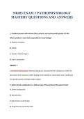 NR283 EXAM BUNDLE QUESTIONS WITH VERIFIED ANSWERS