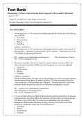 Pharmacology&colon; A Patient-Centered Nursing Process Approach 12th Edition by Linda E&period; McCuistion Test Bank 2026&sol;2027 &vert; Questions & Answers
