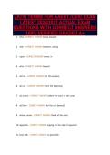 LATIN TERMS FOR AAERT &lpar;CER&rpar; EXAM&NewLine;LATEST 2026&sol;2027 ACTUAL EXAM&NewLine;QUESTIONS WITH CORRECT ANSWERS&NewLine;100&percnt; VERIFIED GRADED A&plus;