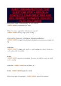 AAERT KNOWN PREVIOUS TEST&NewLine;QUESTIONS PART 4 GRADE A&plus;&NewLine;COMPLETE EXAM QUESTIONS AND&NewLine;100&percnt; VERIFIED ANSWERS &lpar;2026&sol;2027&rpar;&NewLine;PASS GUARANTEE