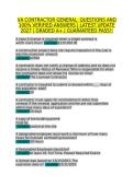VA Contractor General Exam Questions and Verified Answers 2027 &vert; Graded A&plus;&NewLine;