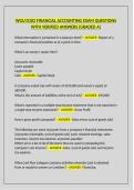 WGU D115 Exam Study Guide 100 Questions and Verified Answers 2026&sol;2027