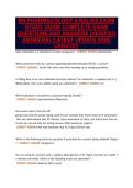 RN PHARMACOLOGY A RELIAS EXAM&NewLine;STUDY GUIDE COMPLETE EXAM&NewLine;QUESTIONS AND ANSWERS &lpar;VERIFIED&NewLine;ANSWERS&rpar; &lpar;LATEST UPDATE 2026&rpar;&NewLine;UPDATE&excl;&excl;