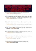 Prophecy RN Pharmacology A LATEST&NewLine;2026&sol;2027 ACTUAL EXAM QUESTIONS&NewLine;WITH CORRECT ANSWERS 100&percnt;&NewLine;VERIFIED GRADED A&plus;