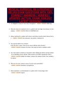MEDICAL-SURGICAL RN A PROPHECY&NewLine;RELIAS EXAM QUESTIONS WITH 100&percnt;&NewLine;CORRECT ANSWERS &vert; VERIFIED &vert;&NewLine;UPDATED &lpar;ACTUAL EXAM&rpar; 20262027&NewLine;LATEST VERSION&excl;&excl;