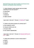 WGU D426 Study Guide &lpar;Red Text ONLY&rpar; Test Review Exam Questions and Expertly &vert;Latest 2026&sol;2027&NewLine;