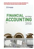 Solution Manual for Financial Accounting 16th Edition by Carl S&period; Warren&comma; Christine Jonick&comma; Jennifer Schneider &vert; ISBN-13 978-1337913102 &vert; All Chapters 