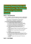 2026&sol;2027 S-Tier Nunavut Mortuary Law & Funeral Service Test Bank&colon; The Definitive MCQ Preparation Guide