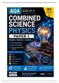 AQA GCSE Combined Science&colon; Trilogy Physics Paper 1 Foundation &lpar;2026&rpar;