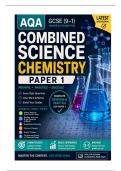 2026 AQA GCSE COMBINED SCIENCE&colon; TRILOGY 8464&sol;C&sol;2H Higher Tier Chemistry Paper 2H Question Paper with Marking Scheme Attached&NewLine;