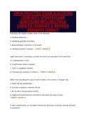 CMCA PRACTICE EXAM QUESTIONS&NewLine;&lpar;2026&sol;2027&rpar; UPDATE&vert;EXAM&NewLine;QUESTIONS WITH MULTIPLE&NewLine;CHOICES &vert;VERIFIED & REVISED&NewLine;ANSWERS &lpar;NEW&rpar;&excl;&excl;&excl;