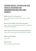 CERTIFIED SURGICAL TECHNOLOGIST 2026 SURGICAL PROCEDURES AND INSTRUMENTATION HIGH&period;pdf&NewLine;&NewLine;