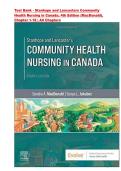 Test Bank - Stanhope and Lancasters Community Health Nursing in Canada&comma; 4th Edition &lpar;MacDonald&rpar; &vert; ISBN-13 978-0323693950  &vert; Chapter 1-18 &vert; All Chapters