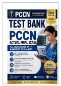 Test Bank for PCCN Actual Final  Exam &vert; All Questions with  Answers Explained PDF   