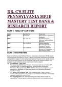 2026&sol;2027 S-Tier Pennsylvania MPJE Mastery Test Bank & Legal Framework &NewLine;&lpar;Elite Questions & Rationales&rpar;