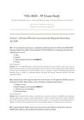 NSG 6020 3P EXAM ACTUAL 2026&sol;2027 &vert; Advanced Practice Nursing Q&A &vert; South University &vert; Pass Guaranteed - A&plus; Graded&NewLine;&NewLine;