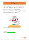 NURS 5315 Exam 2 Comprehensive Practice &NewLine;Test Bank &ndash; a Review of 550&plus; Questions and &NewLine;Correct Answers on Cardiovascular&comma; &NewLine;Pulmonary&comma; and Neuro&sol; NURS 5315 Advanced &NewLine;Pathophysiology Exam 3 Prep &lpar;&rpar; &NewLine; 