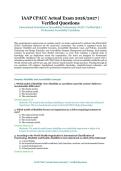 IAAP CPACC Actual Exam &ndash; International Association of Accessibility Professionals &lpar;IAAP&rpar; &ndash; 2026&sol;2027 Academic Year &ndash; Verified Questions and Answers