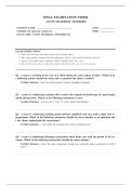 ATI PN Maternal Newborn Exam &vert; PN Maternal Newborn B &vert;Questions and Answers &vert;2026 Latest Update with complete solutions