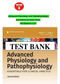 Test Bank for Advanced Physiology and Pathophysiology&comma; 2nd Edition &vert; Nancy Tkacs &vert; Chapters 1&ndash;17