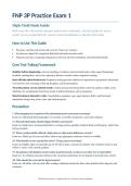 3P Pratice Study Guide 1