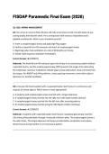 FISDAP Paramedic Final Exam &ndash; Comprehensive Study Guide and Practice Questions &lpar;2026&rpar;
