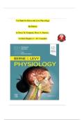 Test Bank for Berne & Levy Physiology&comma; 8th Edition &vert; Bruce M&period; Koeppen & Bruce A&period; Stanton &vert; Chapters 1&ndash;44