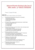 Test Bank for Advanced Practice Nursing in the Care of Older Adults&comma; 3rd Edition &vert; Comprehensive Exam Prep