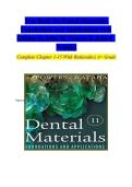 Test Bank for Dental Materials&colon; Foundations and Applications 11th Edition by John M&period; Powers & John C&period; Wataha