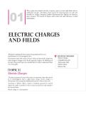 Electric charges and fields NOTES