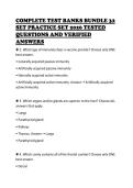 COMPLETE TEST BANKS BUNDLE 32&NewLine;SET PRACTICE SET 2026 TESTED&NewLine;QUESTIONS AND VERIFIED&NewLine;ANSWERS