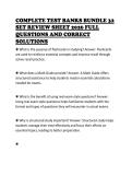 COMPLETE TEST BANKS BUNDLE 32&NewLine;SET REVIEW SHEET 2026 FULL&NewLine;QUESTIONS AND CORRECT&NewLine;SOLUTIONS
