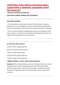 CERTIFIED EVSE INSTALLER EXAM 2026 &vert; QUESTIONS & VERIFIED ANSWERS WITH RATIONALES