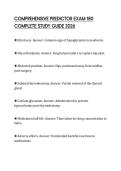 COMPREHENSIVE PREDICTOR EXAM 180&NewLine;FLASHCARDS AND HIGH-YIELD TOPICS 2026